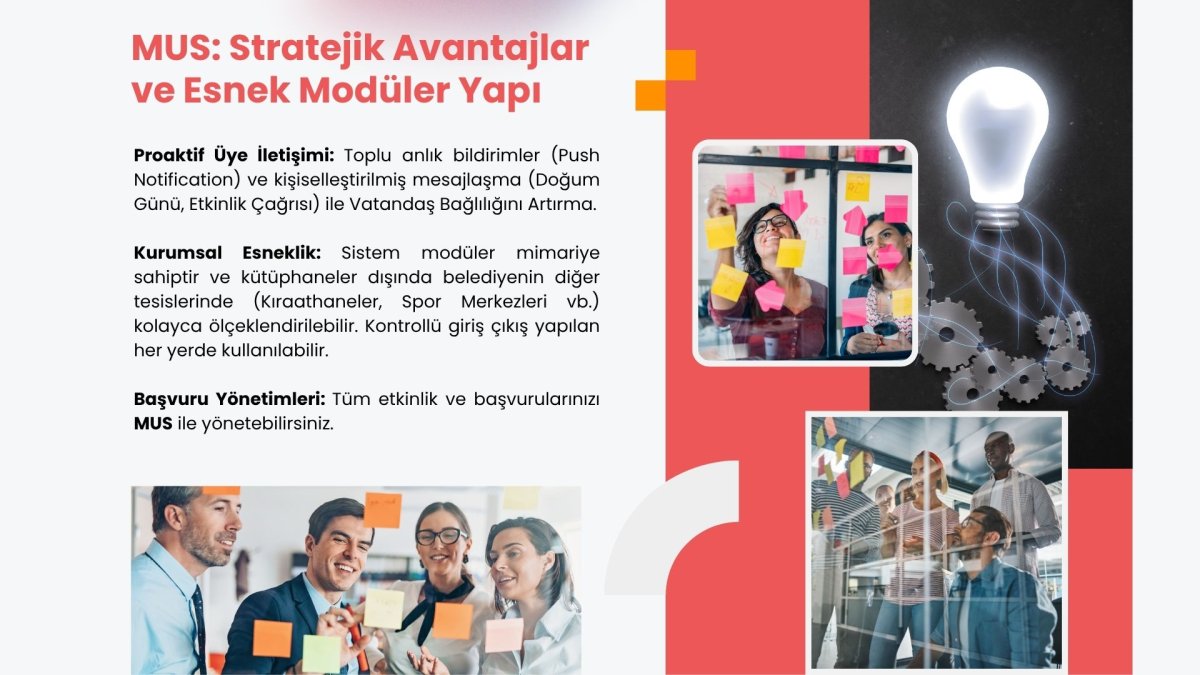 Proaktif Üye İletişimi: Toplu anlık bildirimler (Push Notification) ve kişiselleştirilmiş mesajlaşma (Doğum Günü, Etkinlik Çağrısı) ile Vatandaş Bağlılığını Artırma.